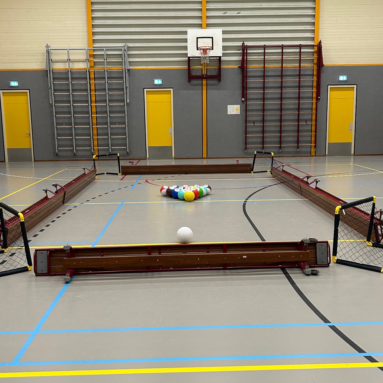 Biljart Voetbal Speelveld